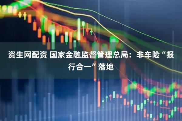 资生网配资 国家金融监督管理总局：非车险“报行合一”落地